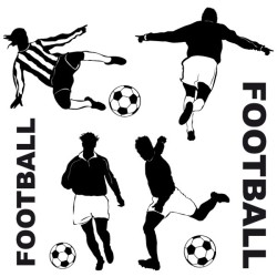 Sticker 4 footballeurs