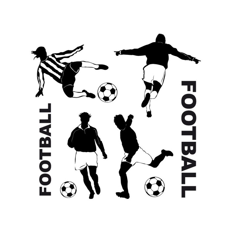 Sticker 4 footballeurs