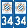Sticker Montpellier Herault SC