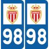 Sticker AS Monaco