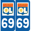 Sticker Olympique Lyonnais