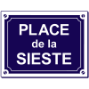 Sticker Place de la Sieste