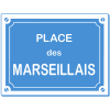 Sticker Place des Marseillais