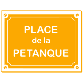 Sticker Place de la Petanque